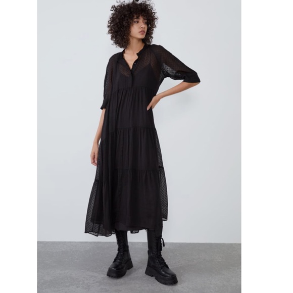 Swiss dot dress - Picture 1 of 5